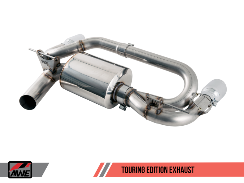 AWE Tuning Touring Edition Axle-back Exhaust for BMWF22 M235i/M240i-102mmDiamond Black Tips 3010-33034