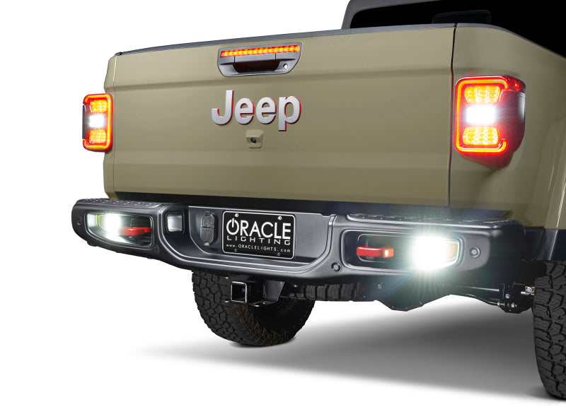 ORACLE Lighting Rear Bumper LED Reverse Lights for Jeep Gladiator JT - 6000K 5878-504