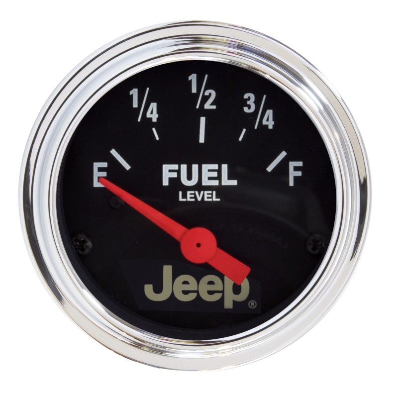 Autometer 2-1/16" 73-10Ω Full Short Sweep Air-Core Electronic Fuel Level Gauge For Jeep - 880428