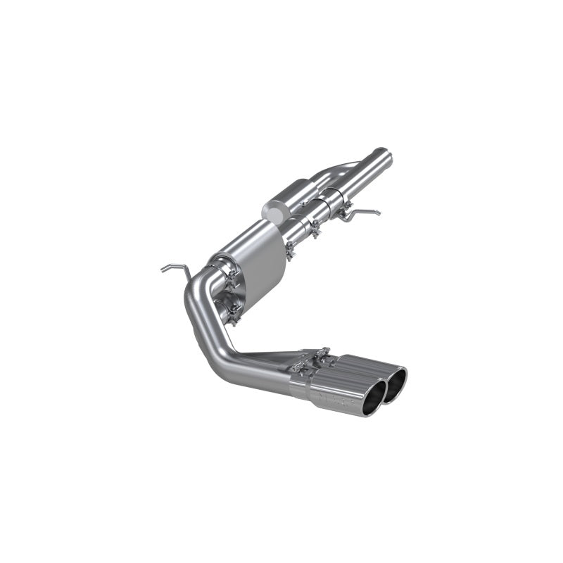 MBRP 3" Cat Back, Pre-Axle Dual Outlet, 09+ Chevrolet Silverado 1500 w/ 4in Tip S5081AL