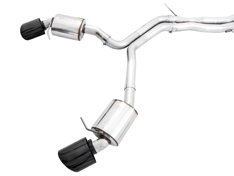 AWE Tuning Touring Edition Exhaust - w/ Diamond Black RS Tips for Audi B9 RS5 3015-33108