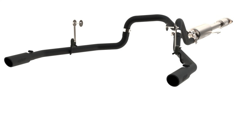 MBRP 2.5" Cat Back Dual Split Rear Exit Black Exhaust System For 15-20 Ford F-150 5.0L - S5258BLK