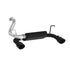 MBRP 2.5" Dual Rear Exit Axle Back BLK Exhaust For 18-24 Jeep Wrangler (JL)2/4-DR 3.6L S5529BLK