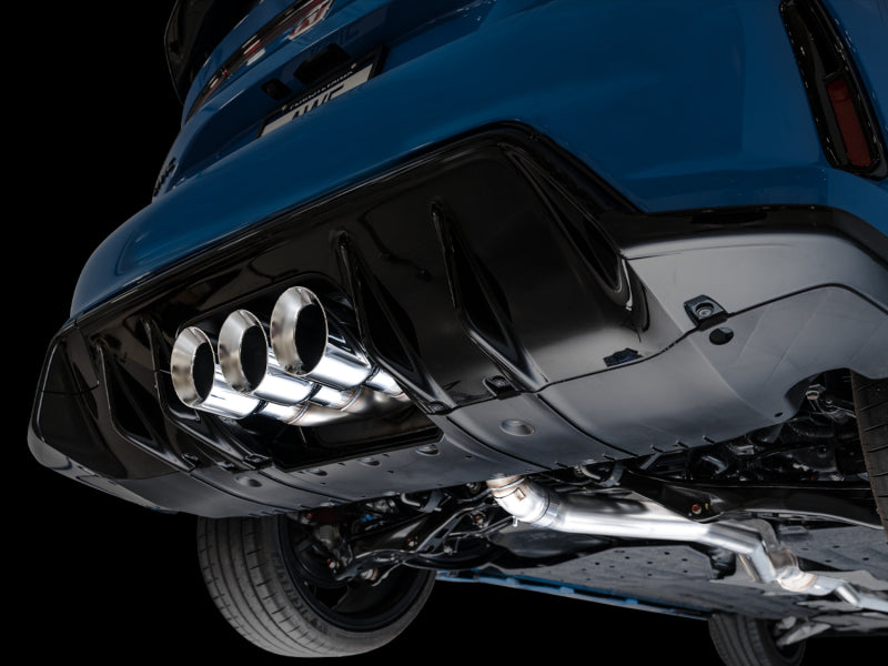 AWE Tuning Touring Edition Exhaust w/ Triple Chrome Silver Tips for 2023 Honda Civic 3015-52287