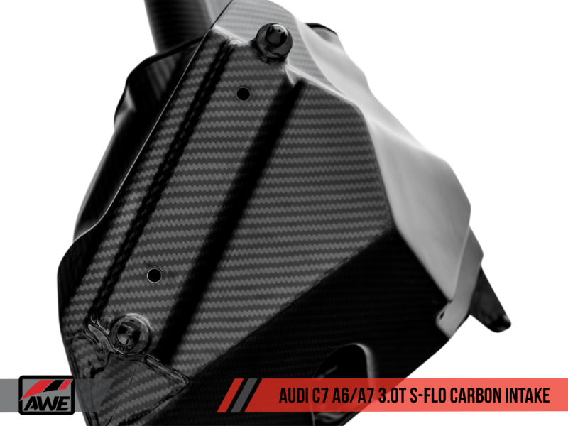 AWE Tuning S-Flo Carbon Intake V2 for Audi C7 A6 / A7 3.0T 2660-15022