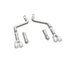 MagnaFlow Axle-Back, SS, 3in, Quad Split Rear 3.5 Tips 2015 Dodge Challenger incl SRT Hellcat