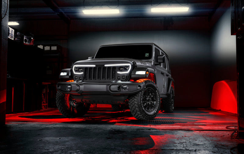 ORACLE Lighting VECTOR PRO-Series Full LED Grill for Jeep Wrangler JL/JT 5837-PRO