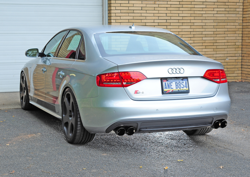 AWE Tuning Touring Edition Exhaust for Audi B8/B8.5 S4 3.0T - 90mm Diamond Black Tips 3010-43014