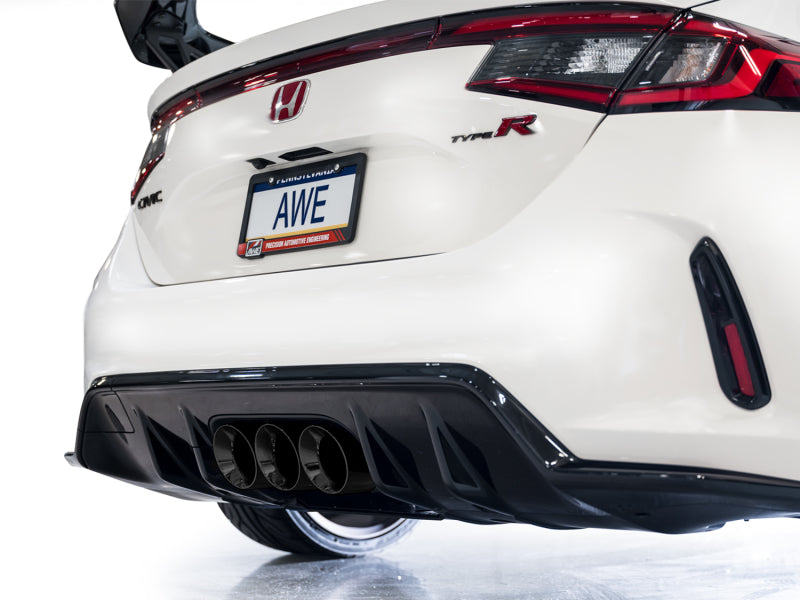 AWE Tuning Touring Edition Exhaust w/ Triple Diamond Black Tips for Honda Civic Type R FL5 3015-53287