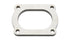 Vibrant T304 SS 4 Bolt Flange for 3in O.D. Oval tubing