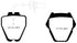 EBC 99-01 Audi A6 Quattro 2.7 Twin Turbo Sedan (8 Pad Set) Redstuff Front Brake Pads