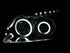 ANZO 2006-2008 Toyota Rav4 Projector Headlights w/ Halo Black
