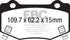 EBC 14+ Chevrolet Corvette Stingray (C7) 6.2 Bluestuff Rear Brake Pads