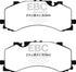 EBC 2016+ Audi Q7 3.0L Supercharged Yellowstuff Front Brake Pads