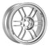 Enkei RPF1 17x7 4x100 35mm Offset 73mm Bore Silver Wheel Miata 4-Lug / 02-06 Mini