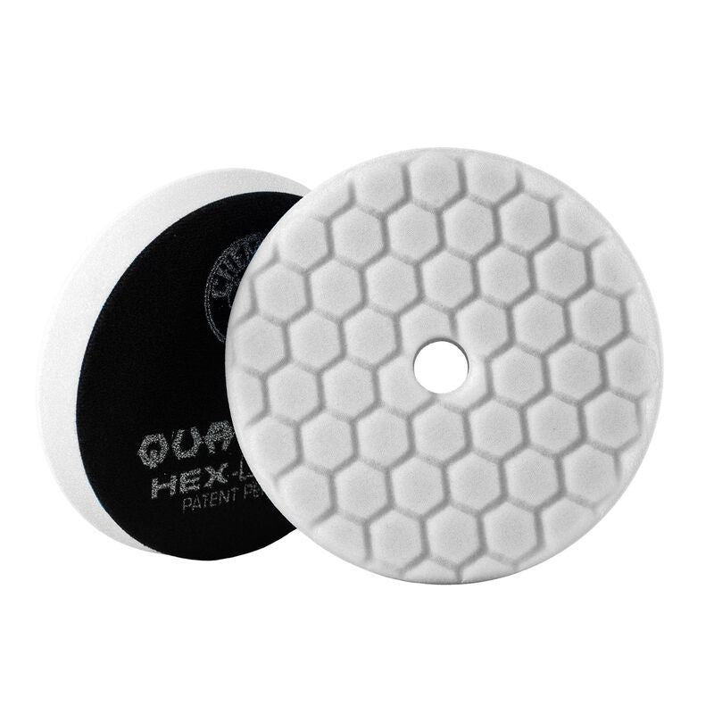 Chemical Guys White Hex-Logic Quantum Light-Medium Polishing Pad (Set of 12 x 5.5in Pads) BUFX114HEX5