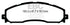 EBC 13+ Ford F250 (inc Super Duty) 6.2 (2WD) Yellowstuff Rear Brake Pads