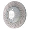 SHW 17-21 Porsche 911 Carrera 3.0L w/o Ceramic Brakes Left Rear Drilled MB Brake Rotor (9P1615601)