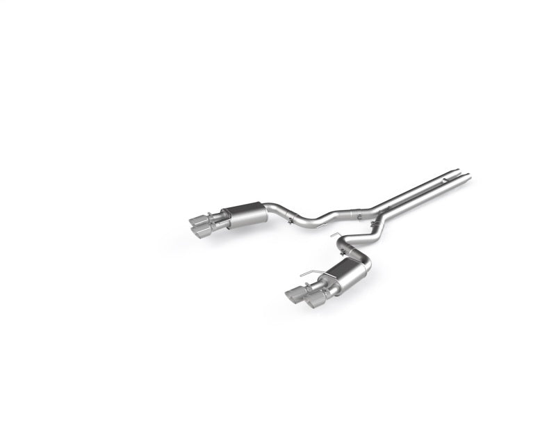 MBRP 3"AL Cat Back w/Quad 4" Dual Wall Tips(Street) For 18-23 Ford Mustang GT 5L S7205AL