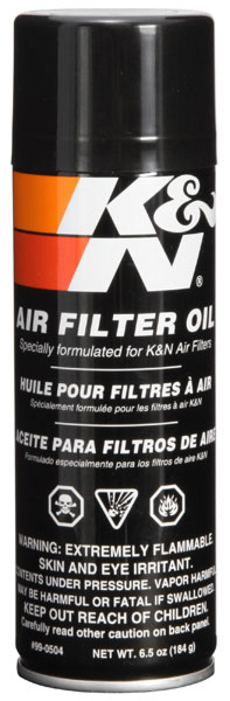 K&N Aerosol Spray Air Filter Oil, Filtercharger Oil 6.5 OZ  99-0504