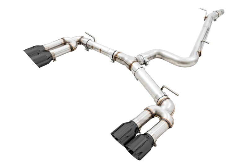 AWE Tuning Track Edition Exhaust w/Diamond Black Tips 102mm for Audi 8V S3 3015-43150