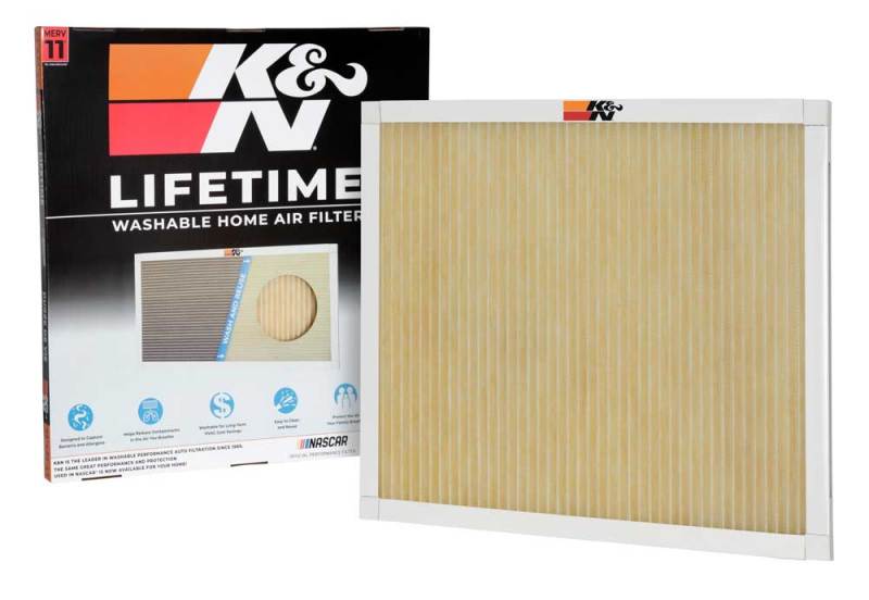 K&N 24 X 24 X 1, MERV 11 HVAC Filter - HVC-12424