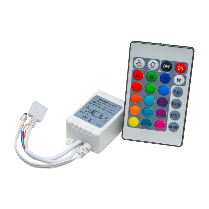 ORACLE Lighting 5-24V Simple ColorSHIFT RGB LED Controller w/ Remote 1612-504