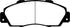 EBC 97 Acura CL 3.0 Yellowstuff Front Brake Pads