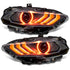 Oracle Lighting Dynamic ColorSHIFT LED Headlights - Black Series for 18-23 Ford Mustang 8204-332