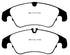 EBC 09-11 Audi A4 2.0 Turbo Redstuff Front Brake Pads