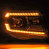 AlphaRex LUXX LED Projector Headlights Plank Style Black for 05-11 Toyota Tacoma 880741