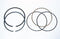 Mahle Rings Jeep 4.0L 242 L6 Eng 1996-2002 Dodge Trk 4.0L 242 L6 Eng Plain Ring Set