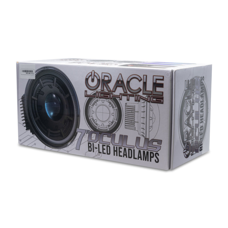 ORACLE Lighting 7" Oculus Bi-LED Projector Headlights for Jeep Wrangler JK - 6000K 5876-001