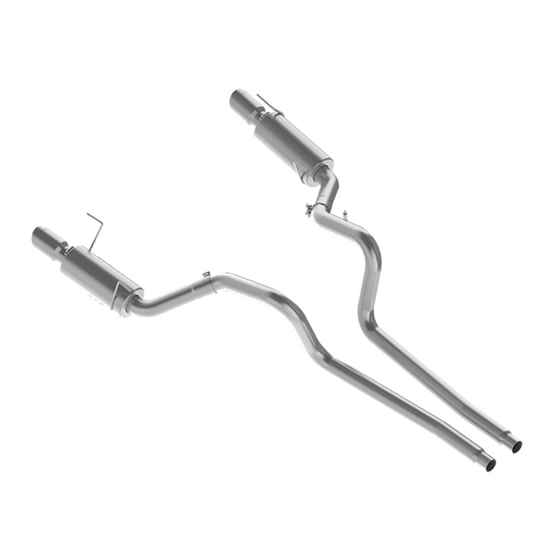 MBRP 3" Cat Back Dual Split Rear Street Version 4" Tips T409 SS Exhaust System S7269409