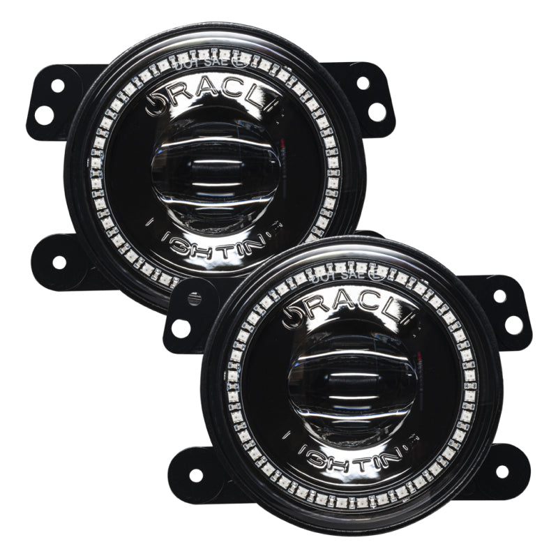 ORACLE Lighting High Performance Dynamic ColorSHIFT 20 W LED Fog Lights for Jeep JK/JL/JT 5846-332