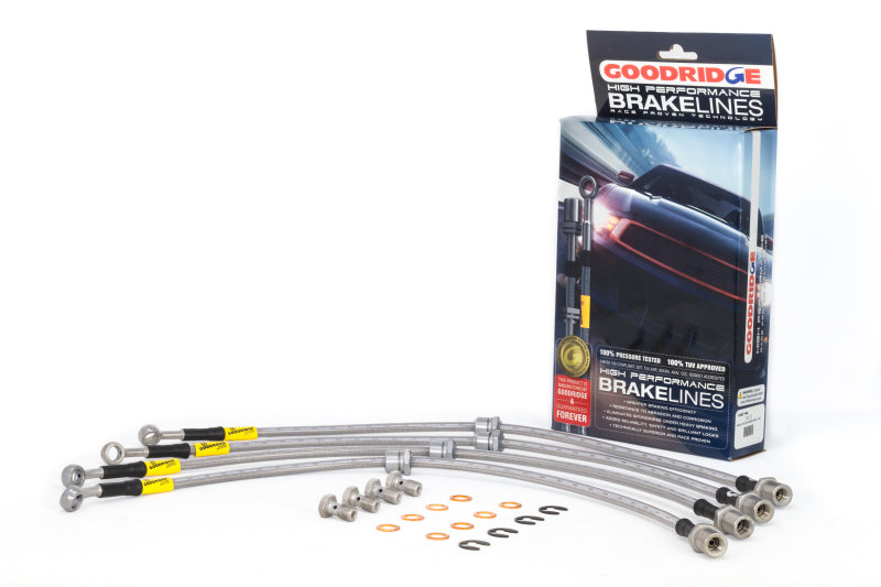 Goodridge 11/92-01 Impreza 2&4wd w/ Rear Disc Brake Lines