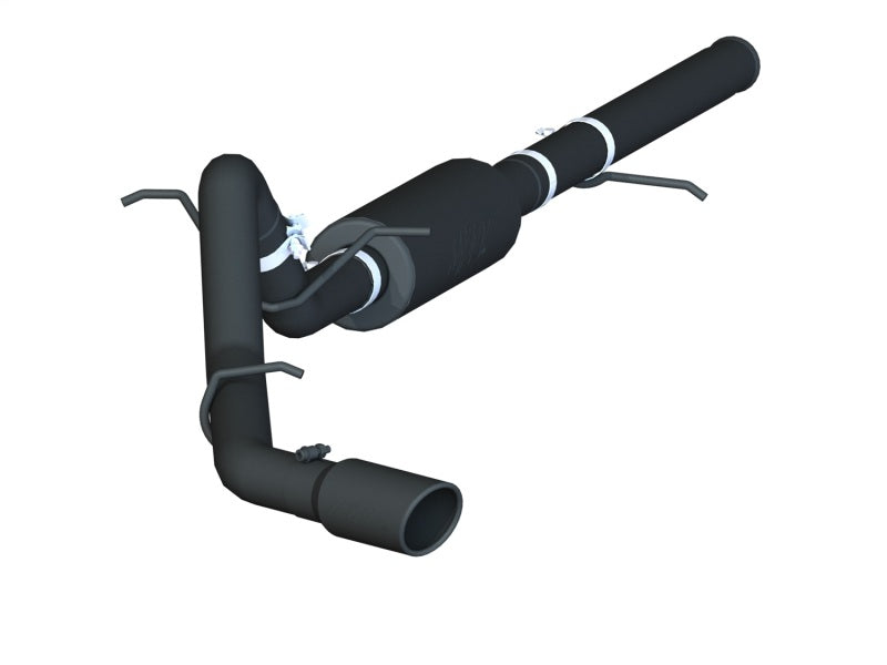 MBRP 3" Cat Back, Single Side Exit-Black Coated, 14-17 Chevrolet Silverado 1500 4.3/5.3L S5080BLK