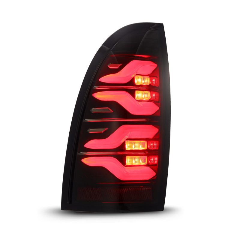 AlphaRex LUXX LED Taillights Black/Red for 05-15 Toyota Tacoma 680070