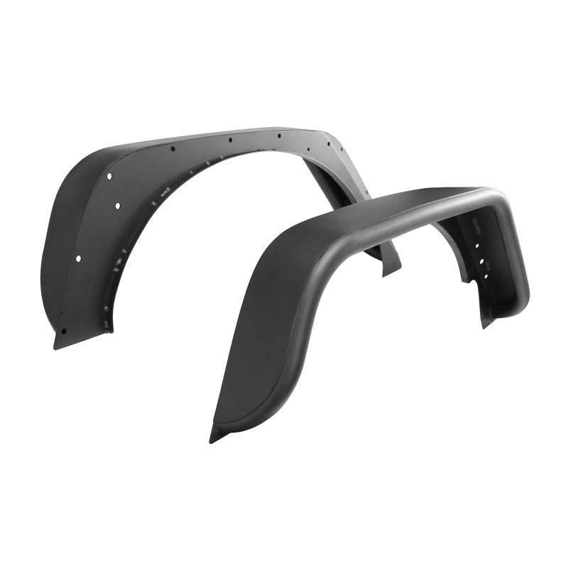 Westin/Snyper 07-17 Jeep Wrangler Tube Fenders - Rear - Textured Black