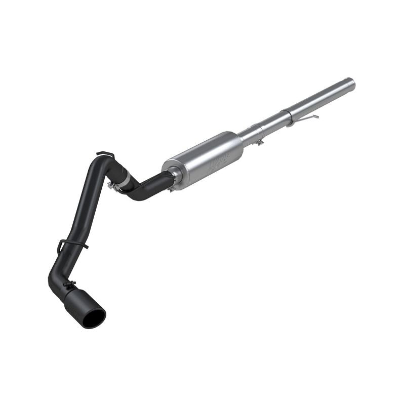 MBRP 3" Cat Back, Single Side Exit-Black Coated, 14-17 Chevrolet Silverado 1500 4.3/5.3L S5080BLK