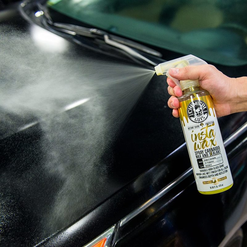 Chemical Guys InstaWax Liquid Carnauba Shine & Protection Spray (Set of 6 x 16 Oz Bottles) WAC20916