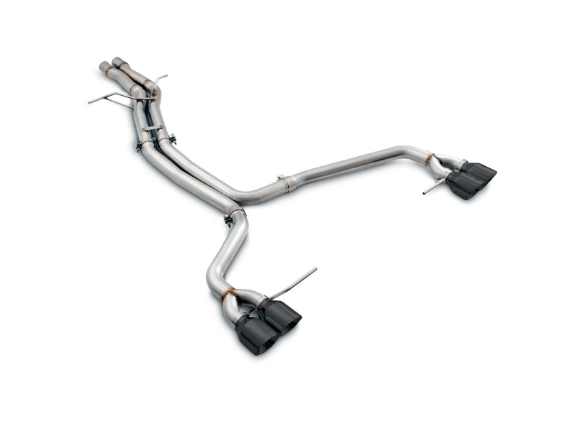 AWE Tuning Touring Edition Exhaust System - Diamond Black 102mm Tips for Porsche Macan 3015-43072