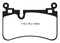 EBC 08-13 Mercedes-Benz C63 AMG (W204) 6.2 Redstuff Rear Brake Pads