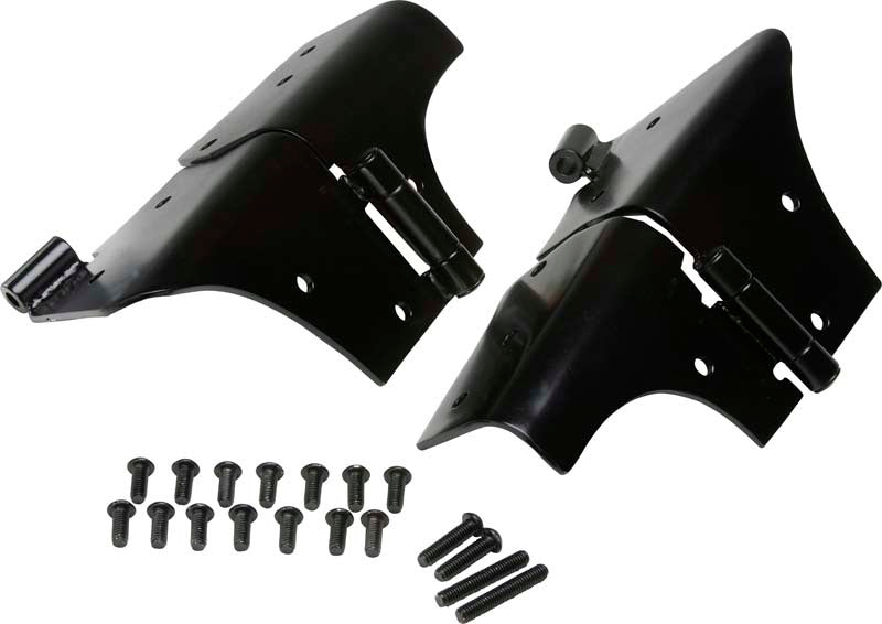 Kentrol 97-06 Jeep Wrangler TJ Windshield Hinge Pair- Powdercoat Black