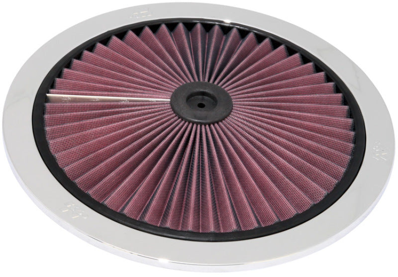 K&N 14" OD Chrome X-Stream Top Filter - 66-1401XP