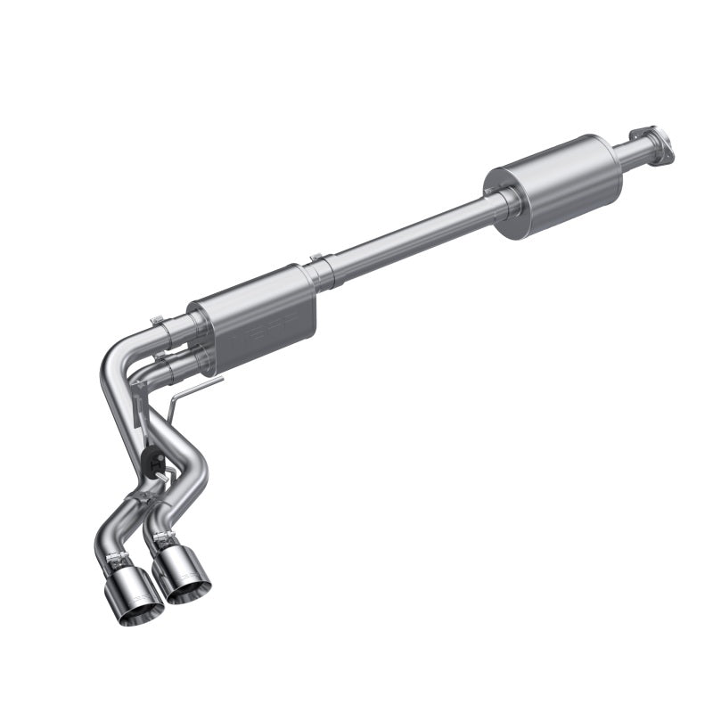 MBRP 3" Cat-Back, 2.5" Dual Pre-Axle, 2021+ Ford F150 Aluminized Steel (Street Profile) S5219AL