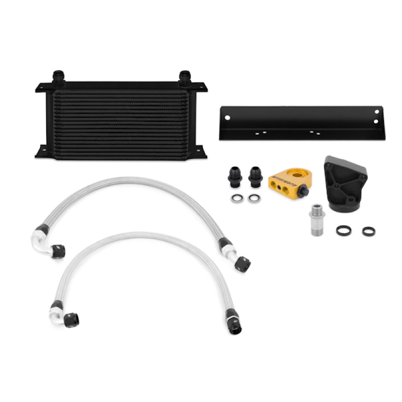 Mishimoto 10-11 Hyundai Gensis Coupe 3.8L Thermostatic Black Oil Cooler Kit