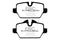 EBC 10+ Mini Countryman 1.6 Cooper Redstuff Rear Brake Pads