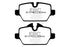 EBC 10+ Mini Countryman 1.6 Cooper Redstuff Rear Brake Pads