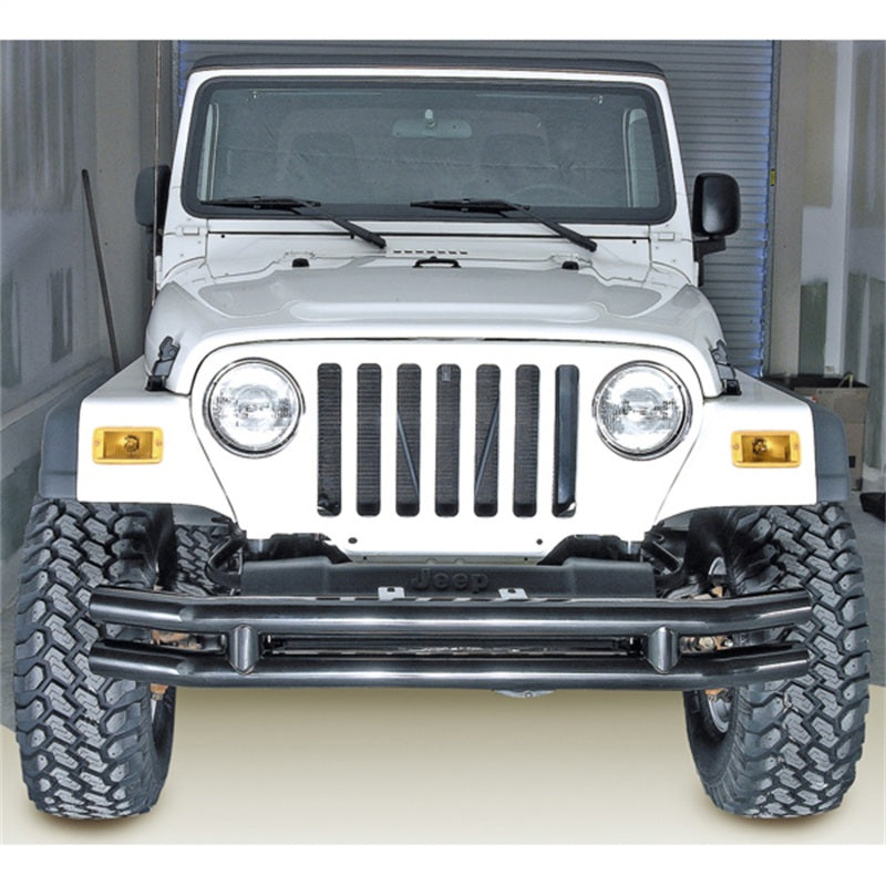 Rugged Ridge 3in Double Tube Bumper 76-06 Jeep CJ / Jeep Wrangler